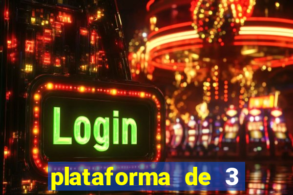 plataforma de 3 reais jogo